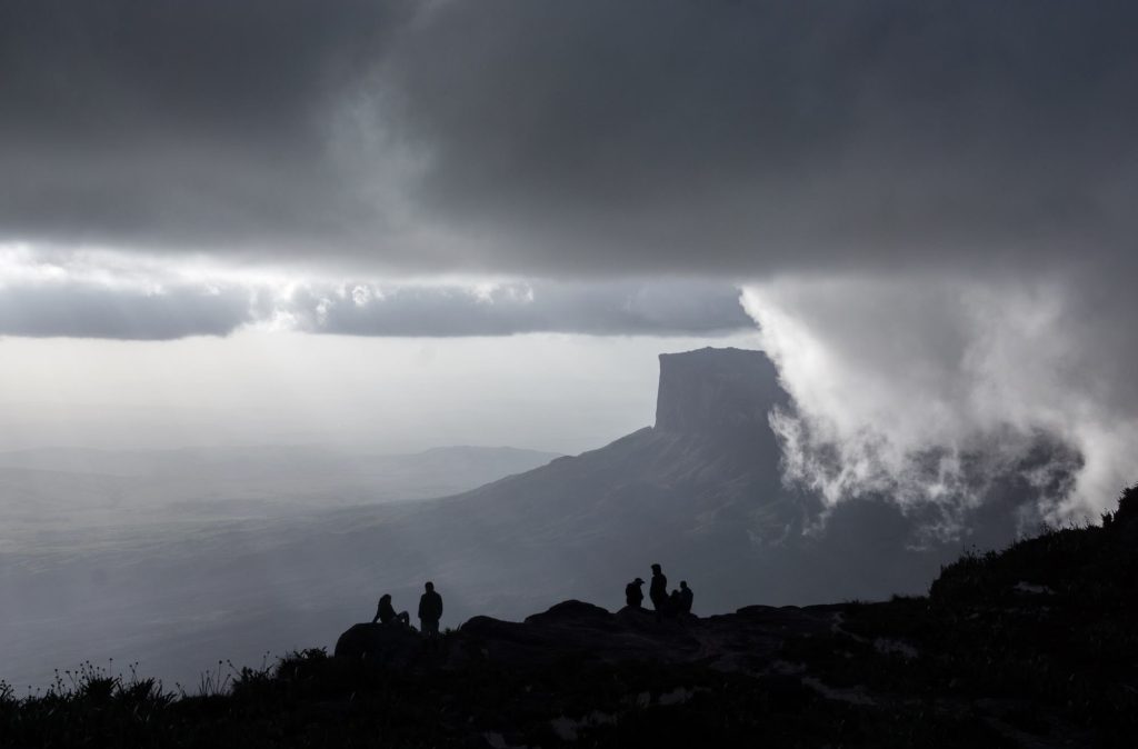 Mount Roraima, Venezuela, silhouettes
